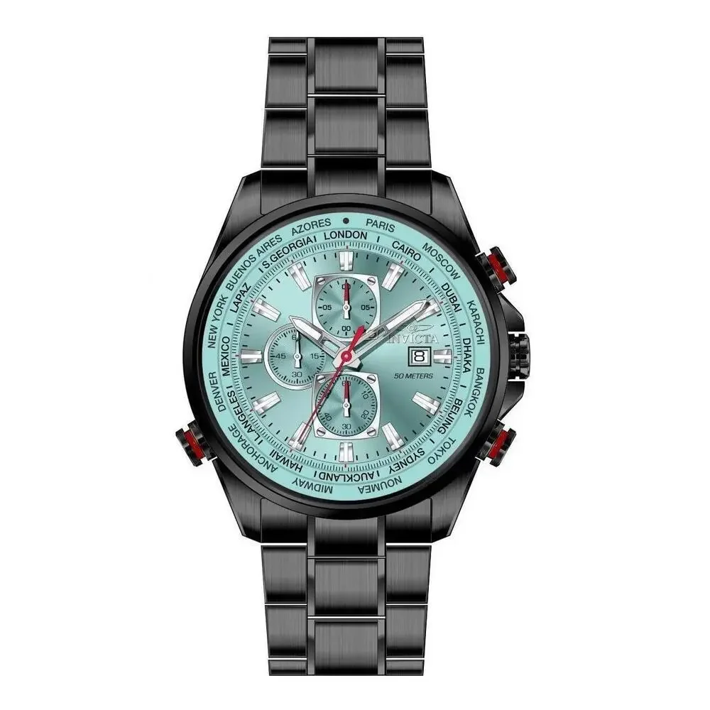 NWT Invicta 50498 Aviator | Quartz | Tiffany Blue | Men's Watch